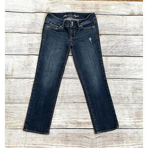 American Eagle Outfitters Artist Cropped Stretch Jeans Size 2 Regular